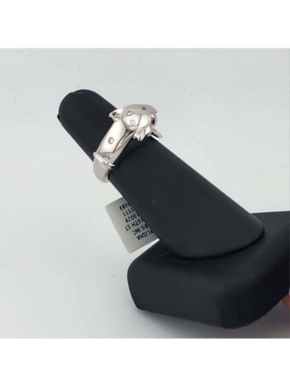 Solid 925 Sterling Silver Panther Ring – Brand New with Tags